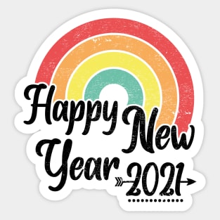 Happy New Year 2021 Sticker